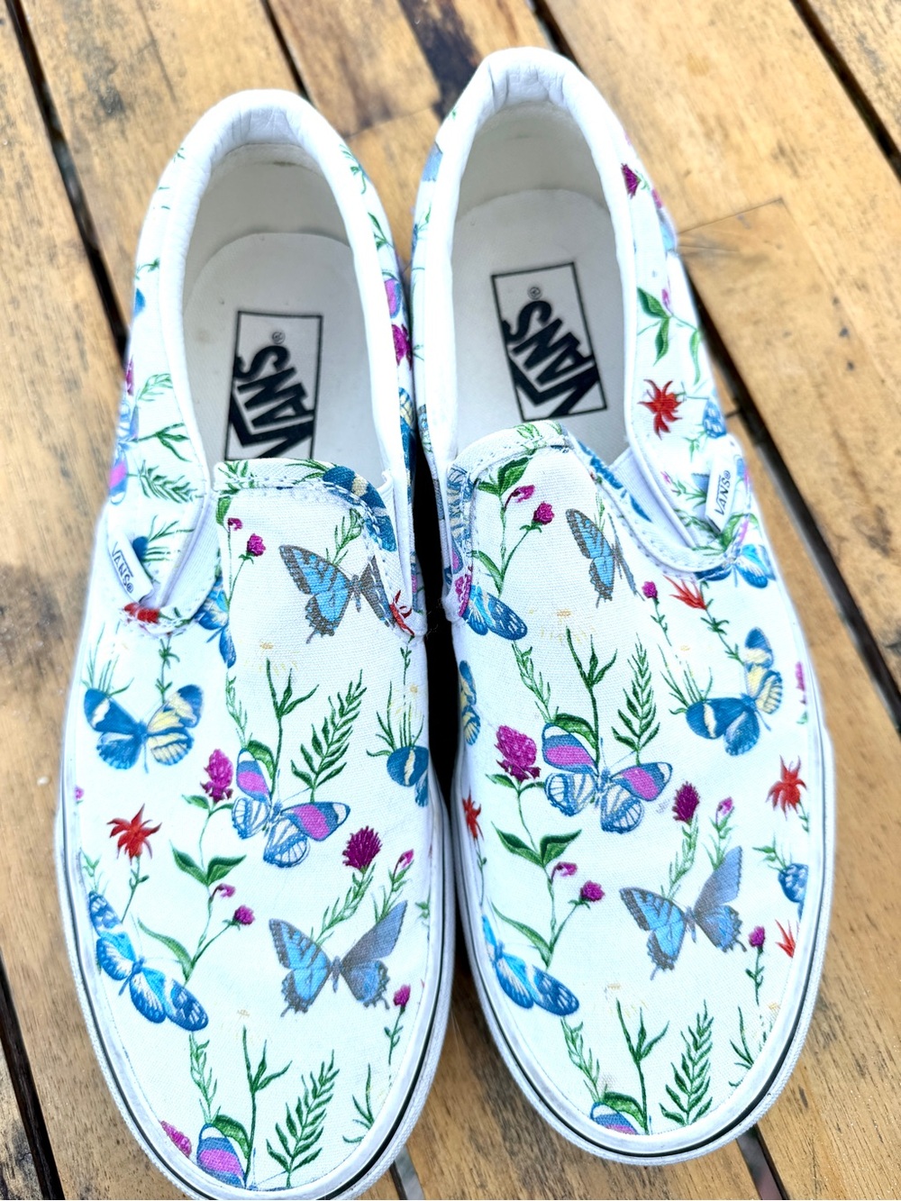 Vans Slip-On Sneakers Butterfly Print